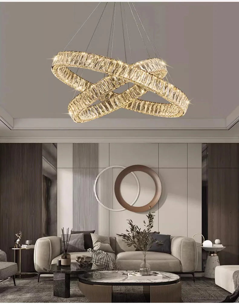 Luxury Crystal Chandeliers Dining Table Light Chandelier Ceiling Light Fixtures Lighting for Living Room Chandeliers Lights Lamp