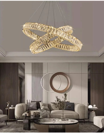 Luxury Crystal Chandeliers Dining Table Light Chandelier Ceiling Light Fixtures Lighting for Living Room Chandeliers Lights Lamp