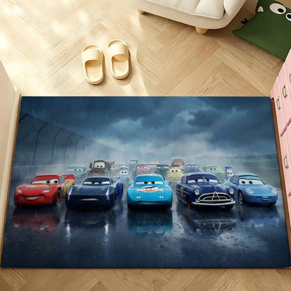 Anime-L-lightning-M-mcqueenS Cool Carpet Bathroom Anti-slip Mat Door Mat Home Decoration Mat Entrance Door Mat Scratch-resistant