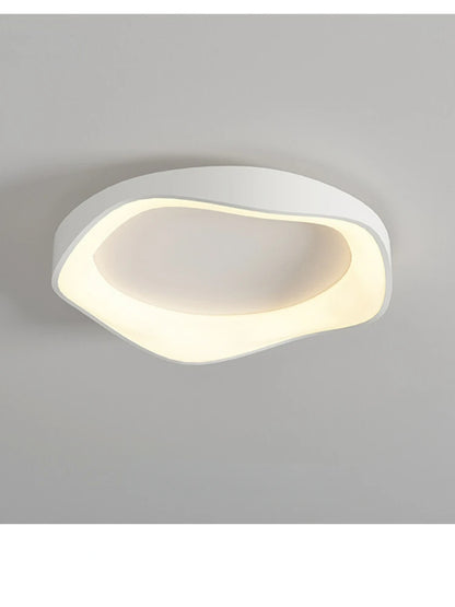 Modern LED Ceiling Lights Minimalist Black White Acrylic Lamp for Bedroom Study Living Room Hallway Entryway Lighting Fixtures