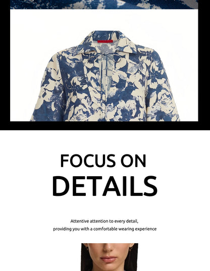 CHCH 2025 Summer Fashion Women Commuting V Neck Dresses Fashion Midi Printed New Lady Straight Dress