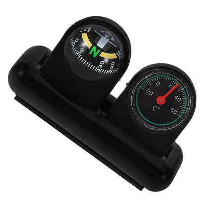 Car Compass Thermometer Multi Functional Dashboard Mount Automotive Navigation Ball Precision Direction Display Ornament