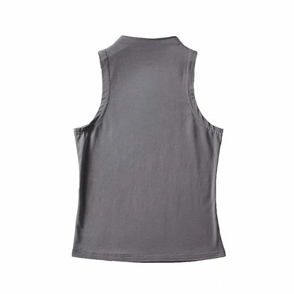 2024 Summer NEW Arrival Women Solid Color Causal Sexy Croped-Top Sleeveless Tank Streetwear