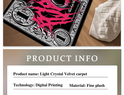 Bedroom Carpet Non-slip Dirt-resistant Wear-resistant Floor Mat US Dollar Bedside Rugs Long Home Decoration Mats Alfombra 침실 카펫