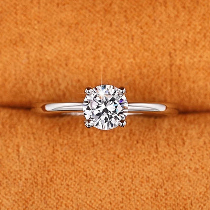 Huitan Wedding Band Eternity Rings Women Brilliant Round Zirconia Luxury Engagement Rings Thin Elegant Female Jewelry Drop Ship