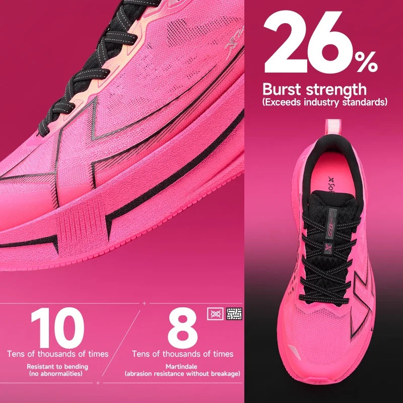 XTEP 2000km 5.0 Professional Marathon Running Shoes Cushioned Breathable Lightweight Youth Sports Shoes 874119110023