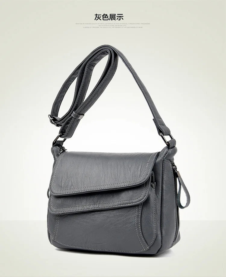 Luxury Designer Handbag High Quality Soft Leather Purses And Handbags Casual Shoulder Messenger Bags for Women 2024 New Sac