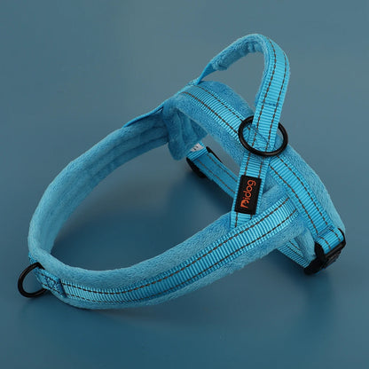 Winter Warm Soft Padded Dog Harness No Pull Dog Harness Vest Reflective Adjustable Pet Training Vest For Small Medium Large Dogs