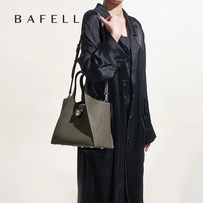 BAFELLI 2026 WOMEN'S HANDBAG TOTE TRAVEL BAGS GENUINE LEATHER CASUAL FASHION LUXURY BRAND UNISEX PURSE BUSINESS STYLISH DESIGNER