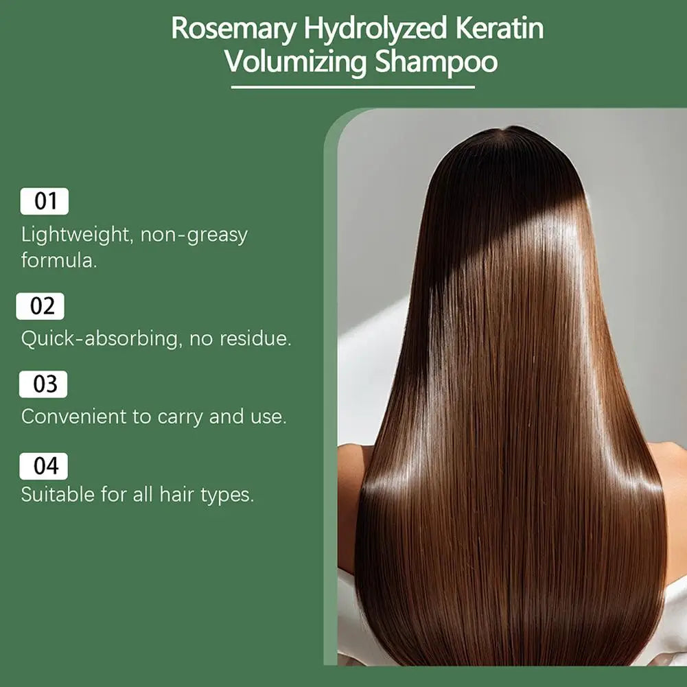 100ml/220ml Rosemary Shampoo Organic Thickening Oil Hair Growth for Thinning Hair & Hair Loss Volumizing Natural Shampoo