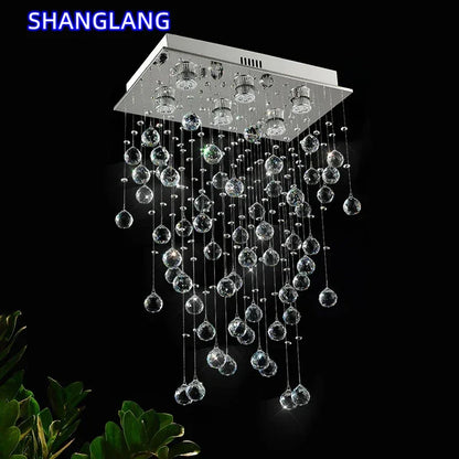 Modern Led Crystal Chandelier For Living Dining Room Luxury Kitchen Indoor Lighting Creative Home Decor Lamp K9 Cristal Lustre