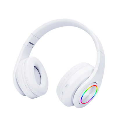 RGB Luminous Headset Bluetooth Headphones Noise Cancelling Wireless Earphones for Students Gamers Music Lovers