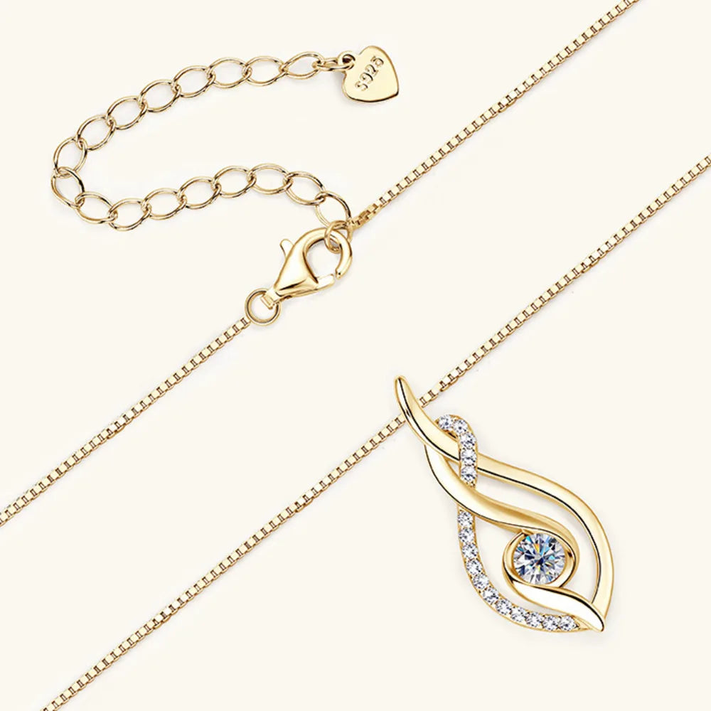 Round Brilliant Cut 3mm D VVS1 Moissanite Lariat Necklace 925 Sterling Silver Y Shape Drop Chain Fine Jewelry for Women
