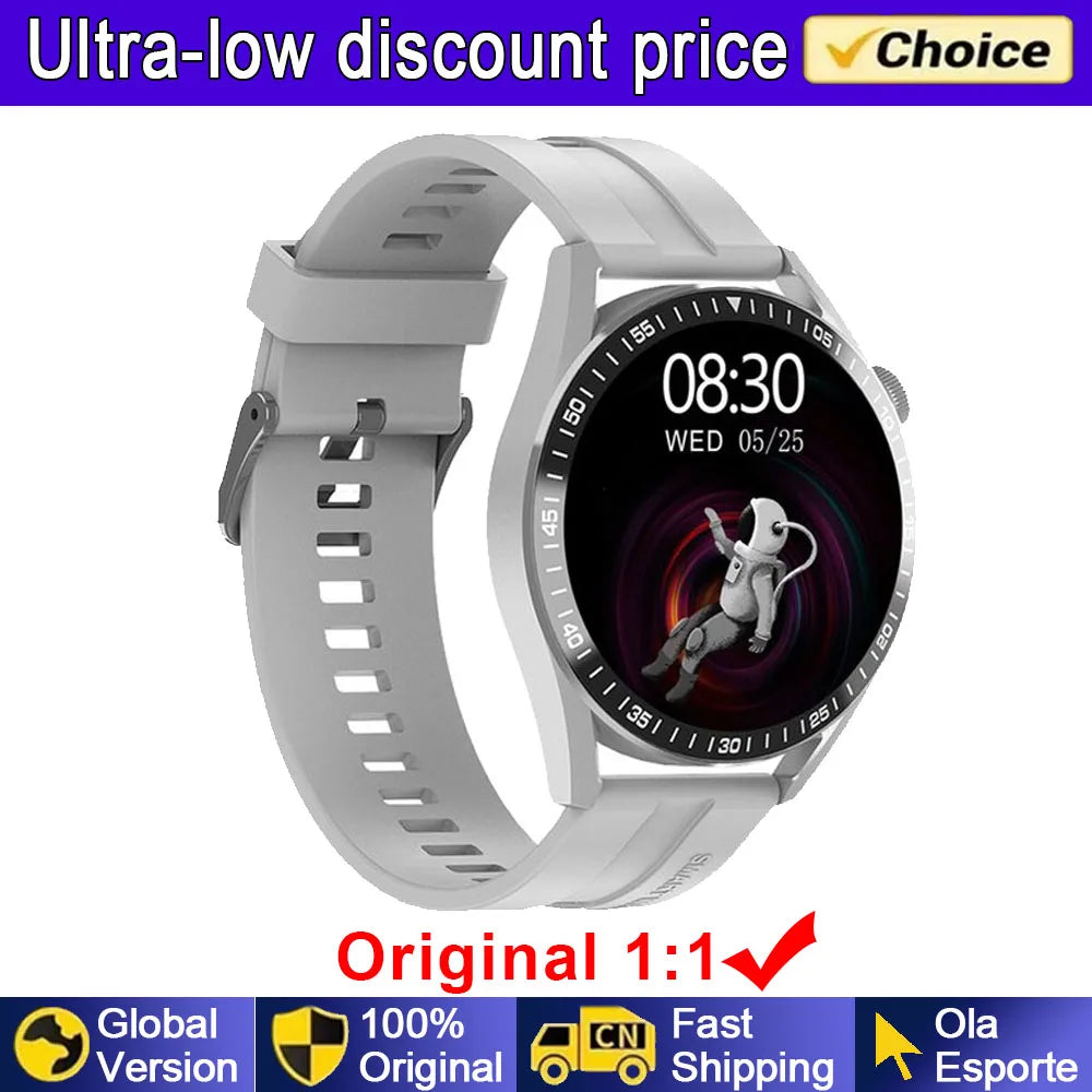 2025 New Smart Watch Men Women GPS 1.36'' AMOLED Touch Screen Smartwatch Heat Rate Monitor BT Call Sport Smart Watches Men Women