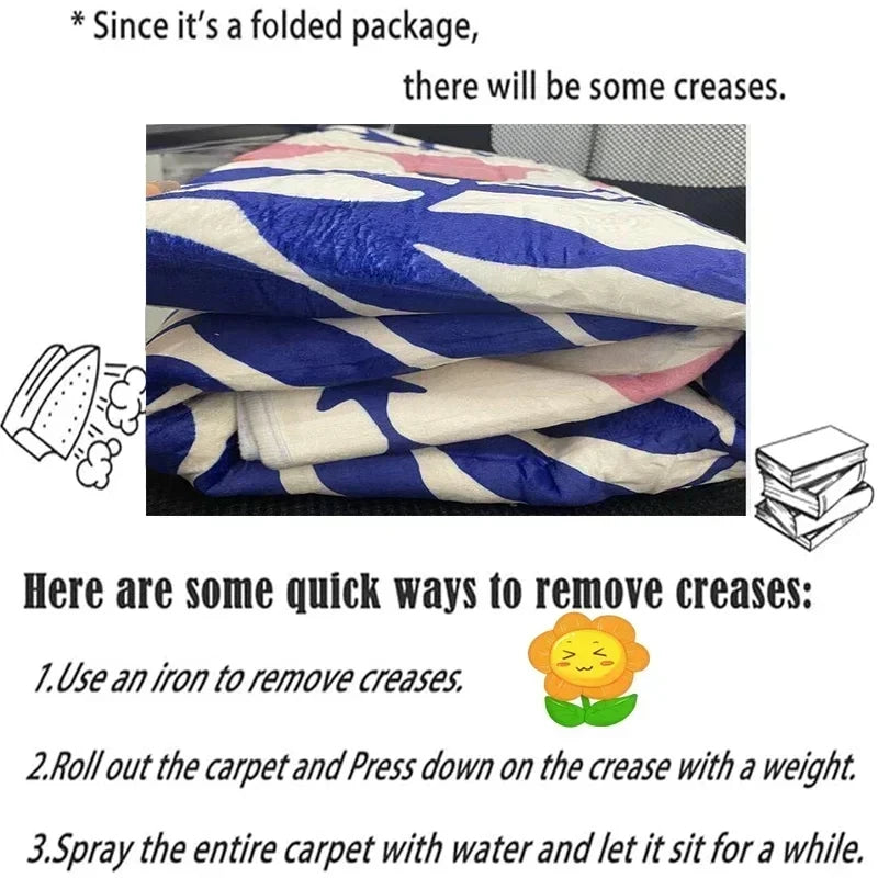 VIKAMA Boho Persian Flannel Carpet Kitchen Floor Mat Hallway Rug Sofa Cushion Bedside Rug Carpet For Live Room Long Rug Home