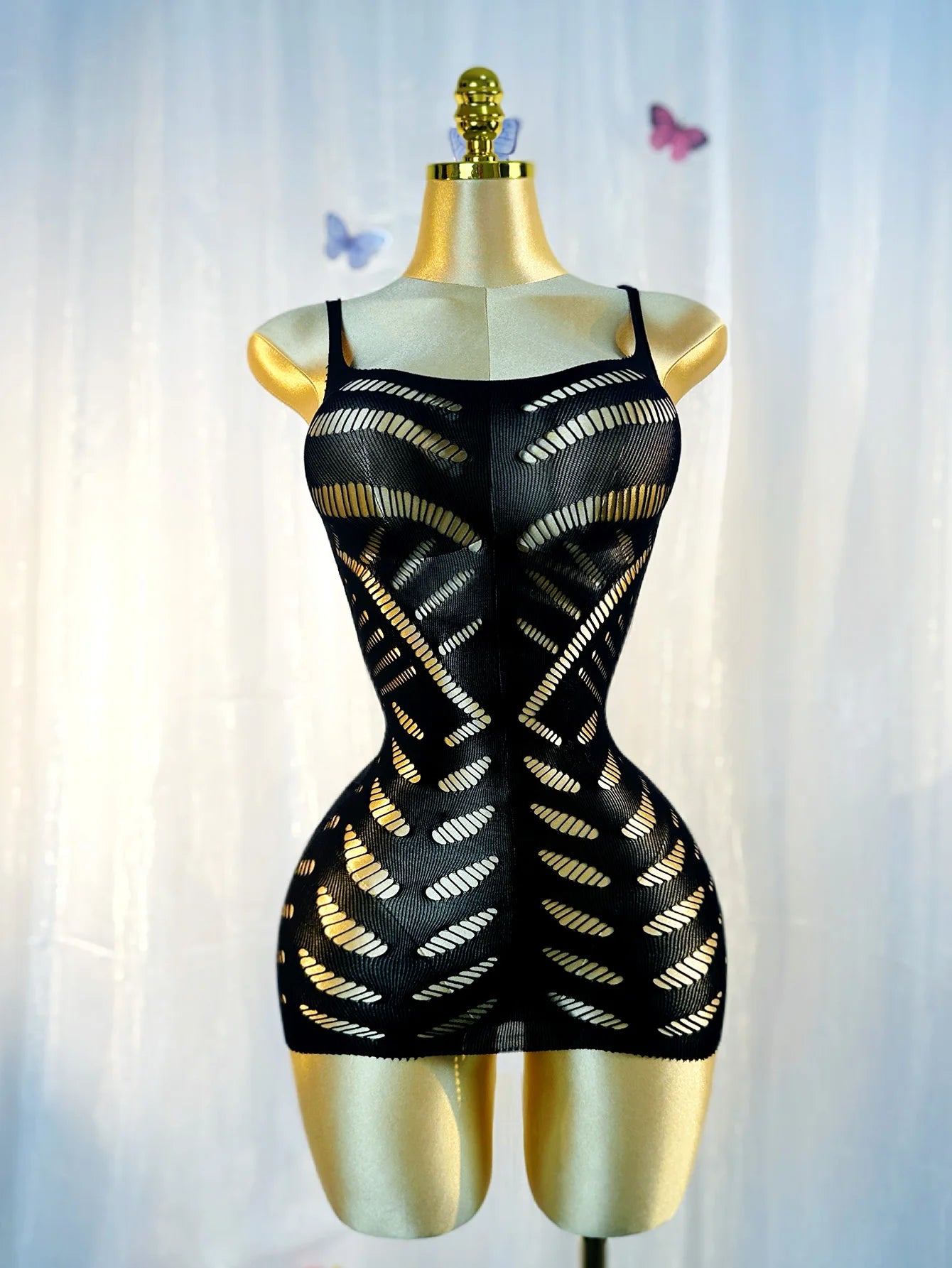 Sexy Cover Up Hollow Out Fishnet Dress without Bikini Summer Holiday DSH602