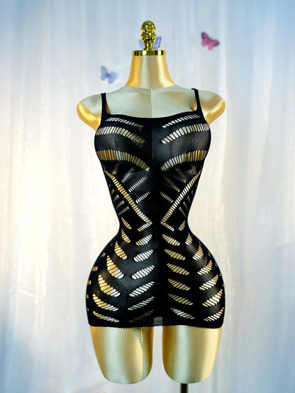 Sexy Cover Up Hollow Out Fishnet Dress without Bikini Summer Holiday DSH602