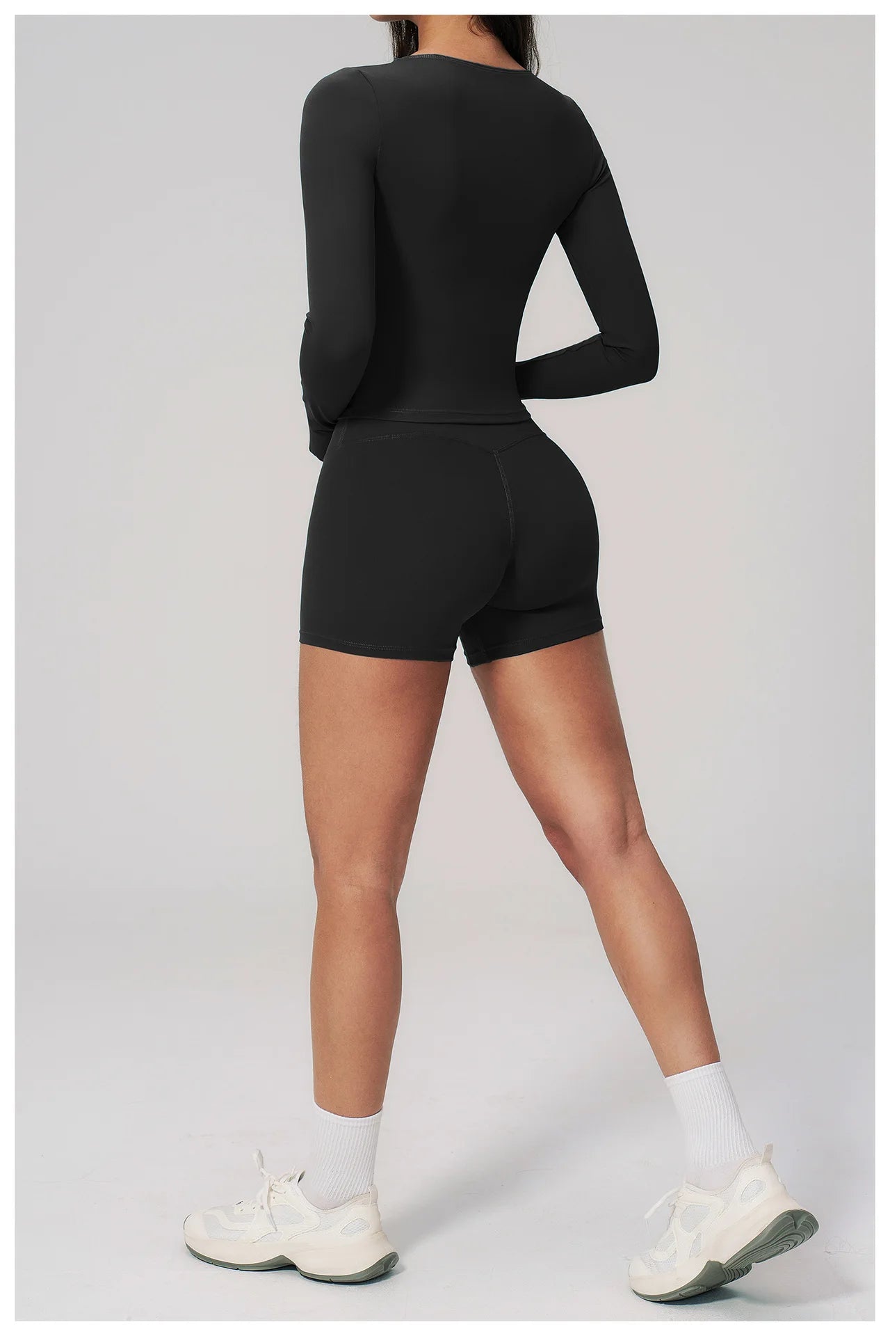 Yoga Set 2PCS Women Tracksuit Sportswear Workout Clothes Athletic Wear Gym Clothing Legging Fitness Top Long Sleeve Sports Suits