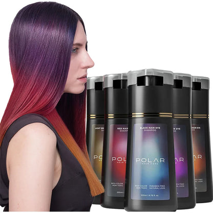 200ml Hair Dye Shampoo Oil Control Nourishing Hair Care Products Make Your Hair Shining And Charming