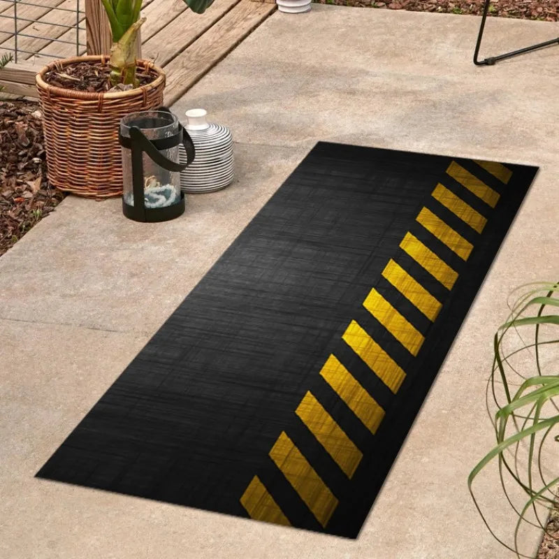 VIKAMA Cool Motorcycle Display Mat Non-Slip And Wear-Resistant Garage Mat Corridor Bedroom Bedside Blanket Home Decoration