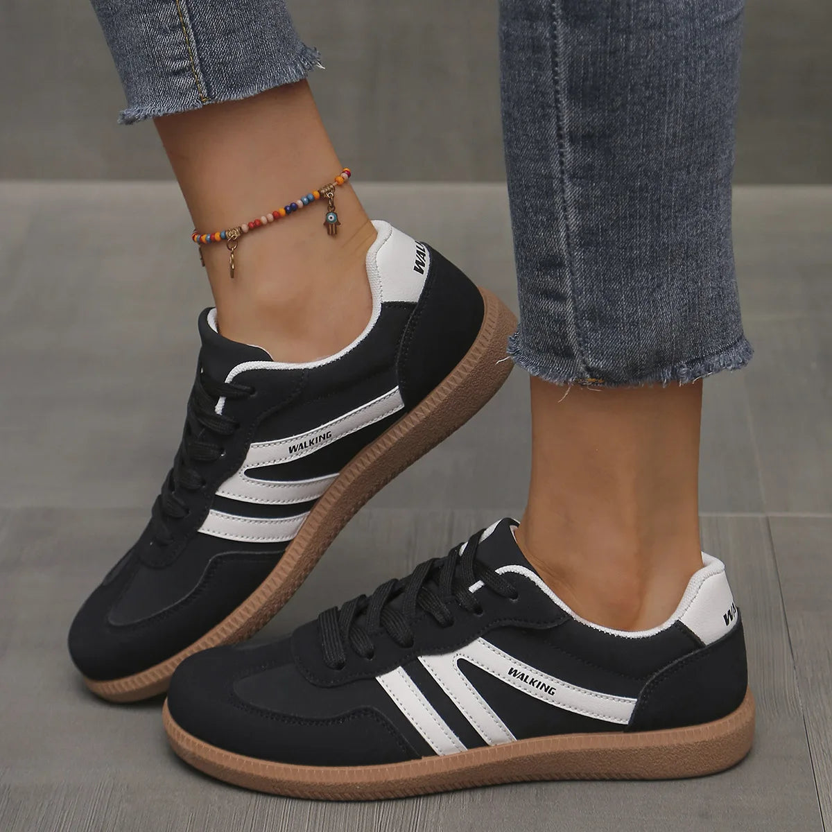 Women Sneakers 2025 Spring New Luxury Flat Loafers Comfortable Slip on Soft Female Sneakers Lightweight Outdoor Shoes for Women