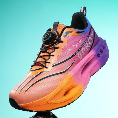 Unisex Running Shoes 2025 New Lightweight Cushioning Thick Sole Sports Training Sneakers Daily Wear Tennis Shoes for Men Women
