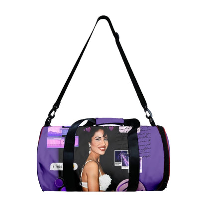 Popular Selena Quintanilla 3D Printed Large Capacity Travel Bags Barrel Shape Crossbody Bag Outdoor Sports Bags Gym Yoga Bag