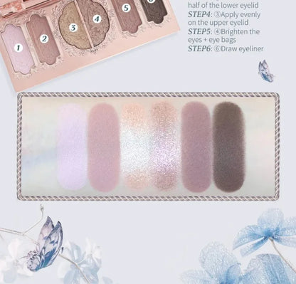 Flowerknows Butterfly Cloud Collar Collection Gift Set Makeup Kit Blush Lipstick Eyeshadow Palette All In One Box For Women