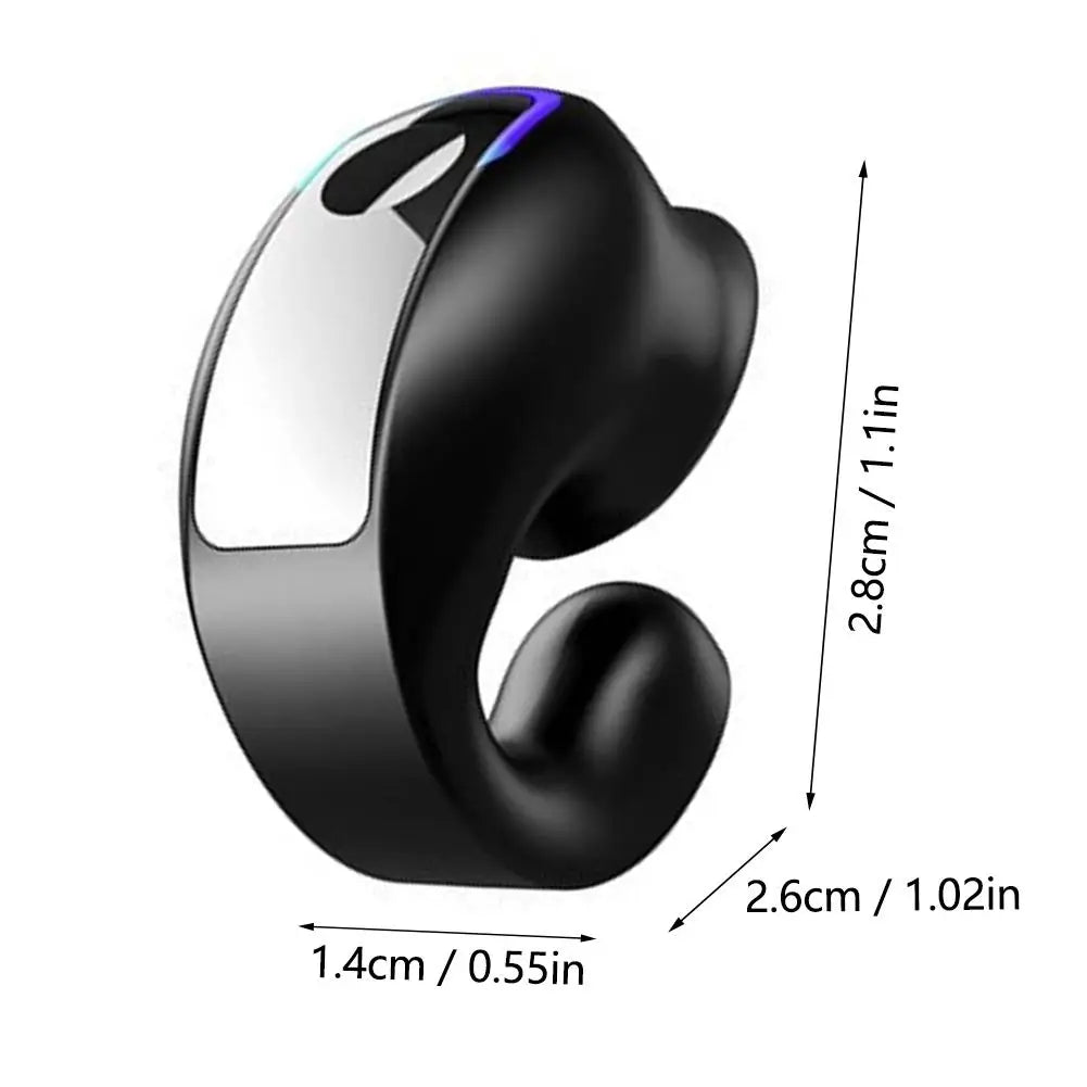 Clip On GD28 Bluetooth Earphones With No In Ear Design Single Ear Hanging Style For Business And Sports Bluetooth Earphones