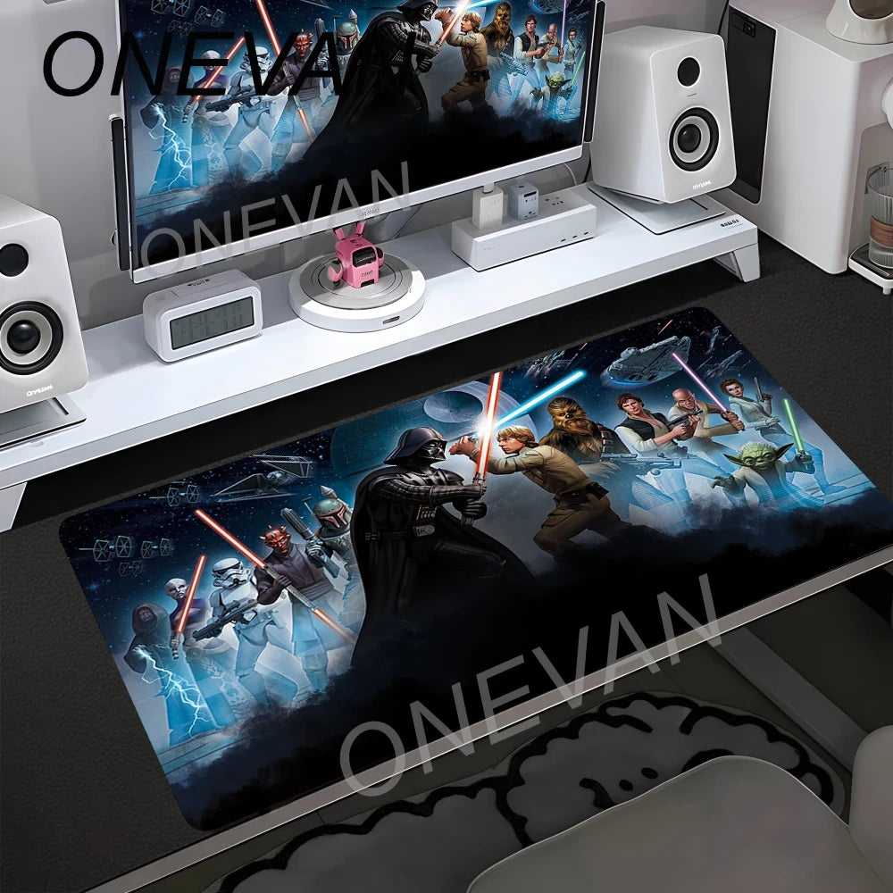 Star Wars Larger Mouse Pad XXL 900x400 Speed Pc Computer Keyboard Desk Mat Gaming Accessories Mousepad Durable Non-slip Mats