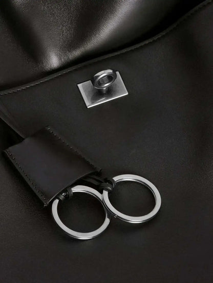 Luxury Fashion Leather Women's Tote Bag Lazy Bag Rodeo Briefcase Handbag Underarm Bags Large Capacity Crossbody Shoulder Bag