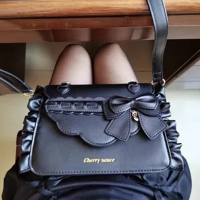 Sweet Ita Bag 2026 Elegant Lolita Bag Ladies Cute Girls Bow Crossbody Bag Popular JK Uniform Shoulder Bag Autumn Bolso Сумка