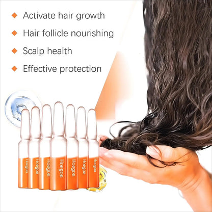 Hair Growth Ampoules Regrowth Anti Hair Loss Repair Split End Dry Damaged Hair Essential Oil Nourishing Scalp Portable Hair Care