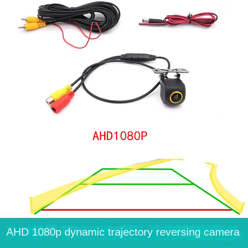 Car Camera HD Night Market AHD1080P Intelligent Dynamic Trajectory Car Image Reversing Camera 170 Wide Angle