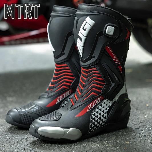 Hot Motorcycle Boots Racing Speed Motorbike Shoes Moto Boot Dirt Bike Cycling Sports Long-distance Cycling Anti-fall Shoes Botas