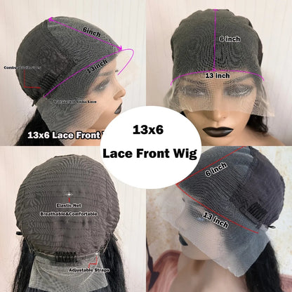 Brown Blonde Balayage Human Hair Glueless Lace Short Bob Wigs 13x4 Silk Top Lace Front Wigs Bleached Knots 360/Full Lace Wigs