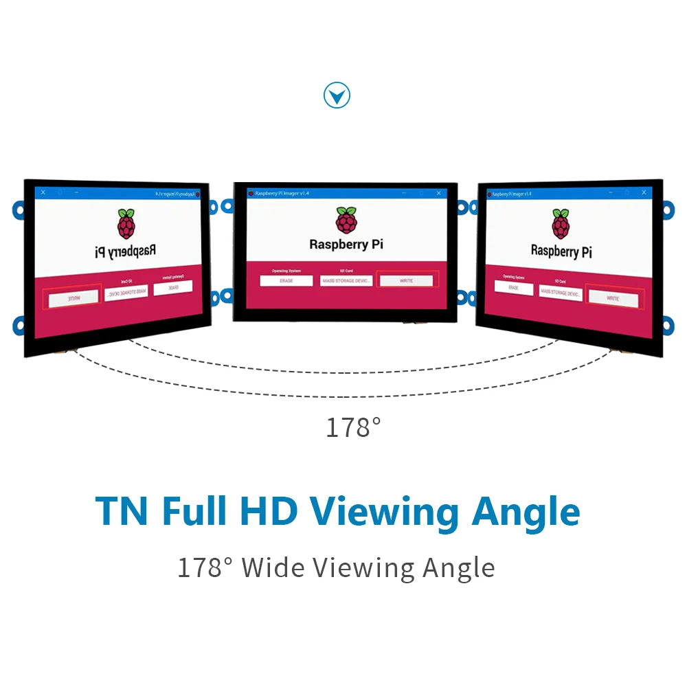 5 inch Display 800×480 monitor with Windows-support raspberry pi Portalil Monitor full hd Touch  IPS LCD  hdmi Compatible Screen