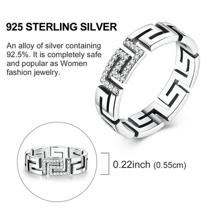 LAZA 925 Sterling Silver Colorful Rings Sparking Zirconium Bowknot Moon Sun Original Ring For Women Anniversary Wedding Gifts