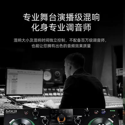 MX3 Live Streaming Sound Card Mixer Kit, Condenser Microphone Set for Smartphone Computer Recording Broadcast
