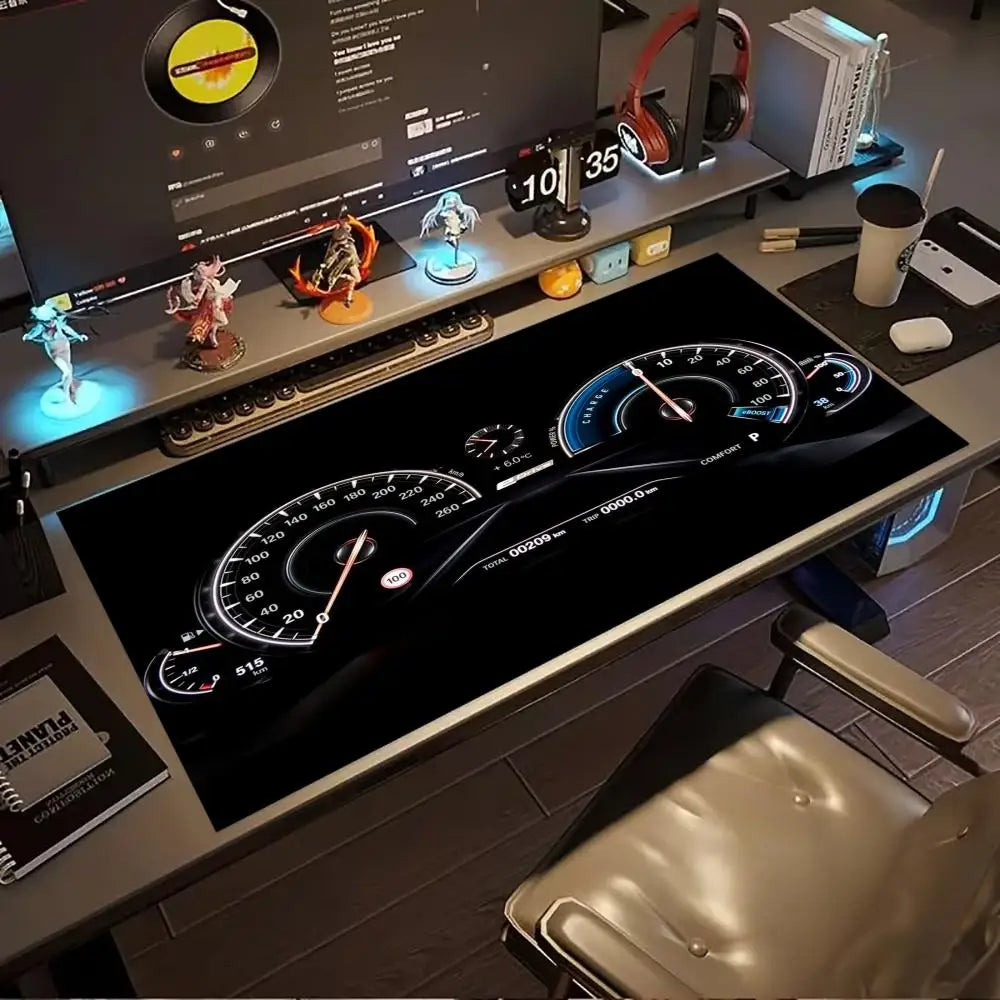 XXL Car Dashboard Mouse Pad Large Computer Office Game Table Mats  Rubber Anti-slip Gaming Keyboard Mousepads Long Desk Pads