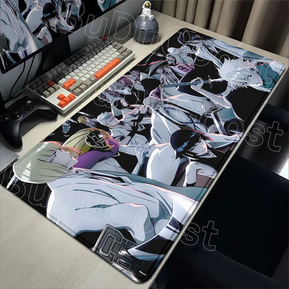 2026 New Anime HD Wallpaper Bleach Mouse Pad Laptop Gaming Keyboard Mat XXL Large 900x400mm Desk Mat Cool E-sports Mats Mousepad