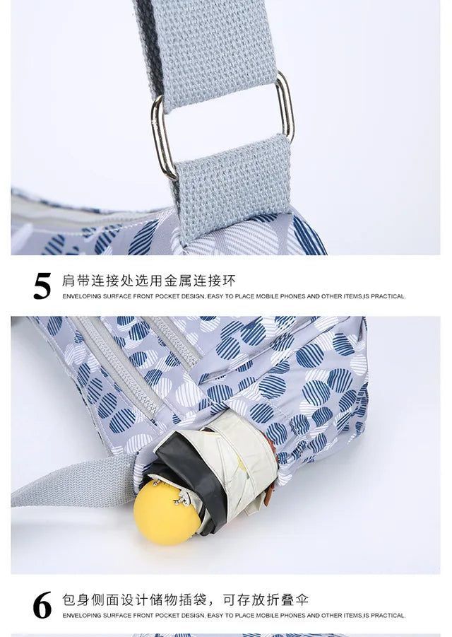 Multifunctional bag Large Capacity Waterproof Shoulder Bags Women Crossbody Bag for Girls Outdoor Travel Bags