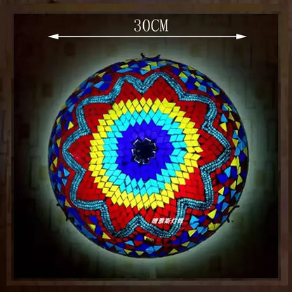 Stained Glass Ceiling Lamps Led Lights for Living Room Bedroom Chandelier Kitchen Lighting Fixture Tiffany Home Luminaria Decor