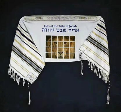 2026 Unisex Jewish Tallit Prayer Shawl Talis Scarf Lord Prayer Head Holy Spirit Pilgrim Shawls Red Ethnic Wraps Fashion 50x180cm