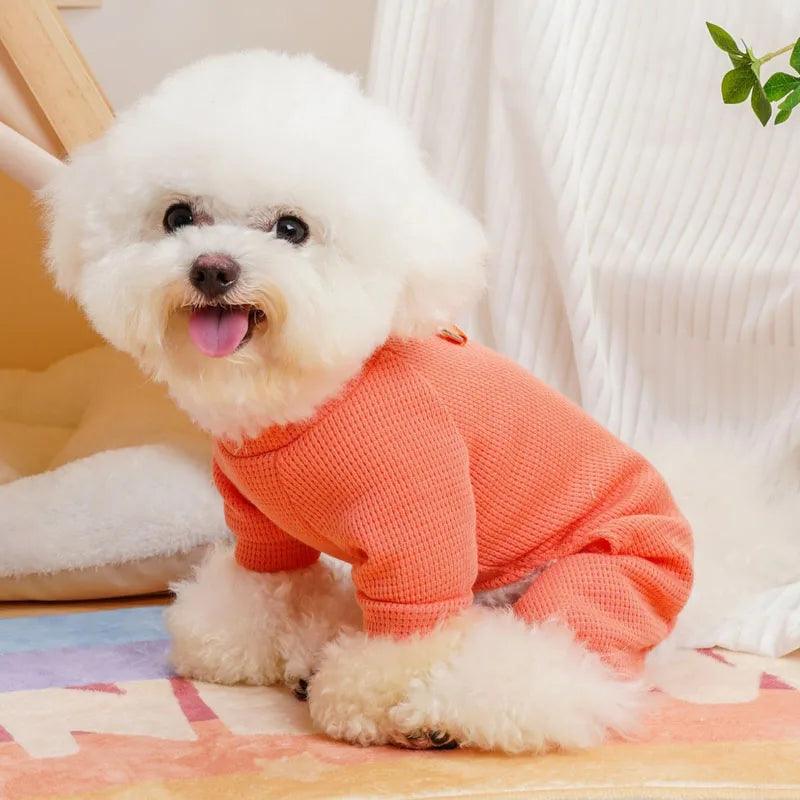 Dog Clothes Mesh Pajamas Jumpsuit Overalls For Small Dogs Chihuahua Shih Tzu Puppy All-In-One Tracksuit Pet Costume Bodysuit XXL
