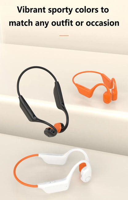 Lenovo Bone Conduction Bluetooth Noise Reduction Waterproof Earphones Open Type Ultra Long Endurance Card Insertion Run Swimming