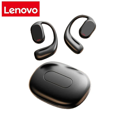 Lenovo Sports Wireless Headphones BT 5.3 over Ear Ture Buds with Earhooks Waterproof Sports Earphones Running in-Ear Headset