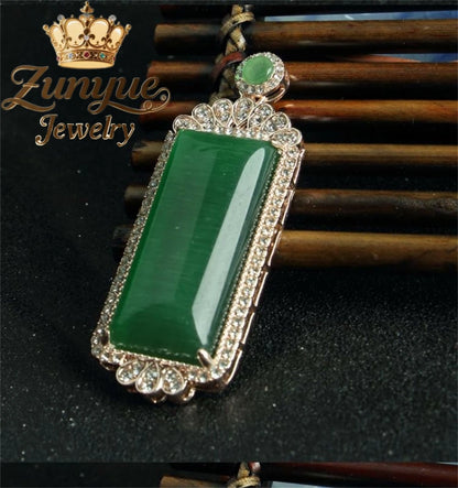 Natural Colorful Cat's Eye Stone Pendant Necklace Elegant Fashion Daily Wear Luxury Quality Fine Jewelry For Women Unisex Gift