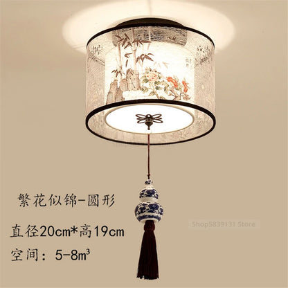 Classical Simple Chinese Style Ceiling Lights Round Square Led Ceiling Light Fixtures Morden Home Decor for Living Room Lights