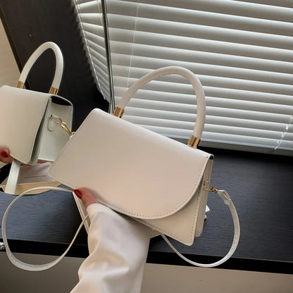 Texture Small Bag for Women, New Trend This Year Solid Color Crossbody Bag, Fashionable Hand-held Small Square Bags Trend